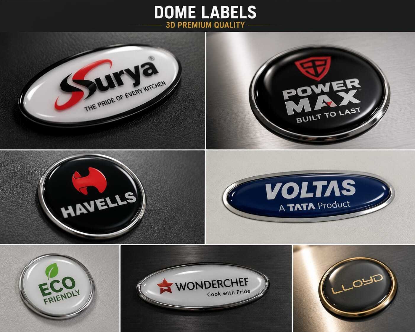 Domed Name Plate